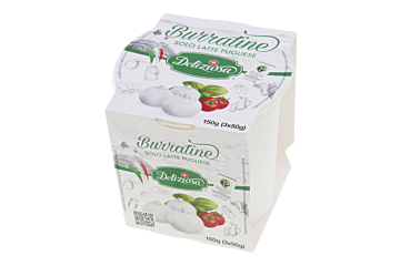 Burrata kaas delizia 3x50gr