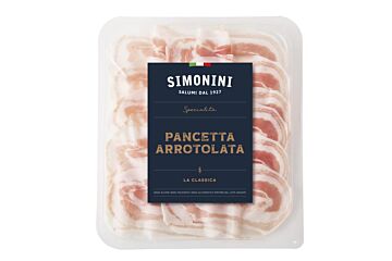 Pancetta rond gesneden