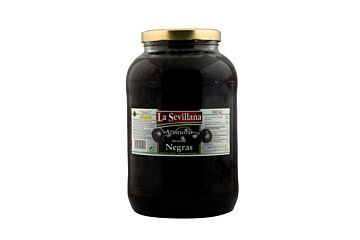 Sevillana olijven zwart pitloos