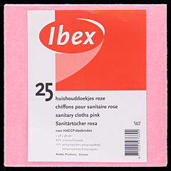 Ibex huishouddoek roze