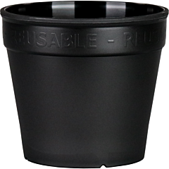 !Reusable beker okoc.zwart 150ml