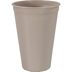 Reusable autom.beker taupe 180ml