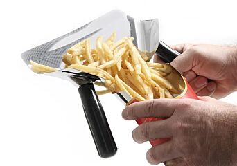 !Hendi frites afvulschep rvs 75mm