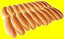 Amstelv.hot dog broodjes 50gr 24