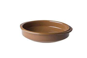 Tapas ovenschaal bruin 20x4,5cm