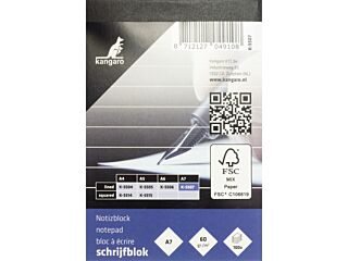 Kangaro schrijfblok A7 100vel