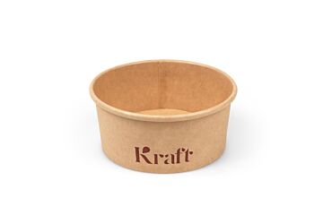 SUP kraft saladebakje 120ml D92