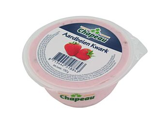 Chapeau kwark aardbei 150gr