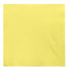 Vhc servet licht geel 2lg 33x33cm