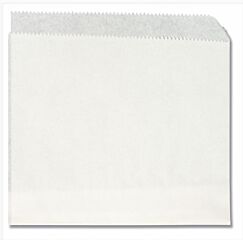 Hamburgerzak wit 16x16cm