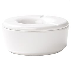 Asbak melamine rond wit 11,5x5cm