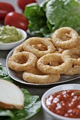 Salud preformed onion rings 1kg