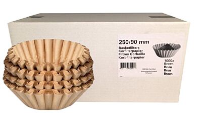 Korffilter basket bruin 250/90