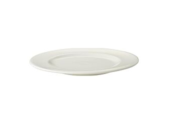 !Lux bord brede rand wit 21cm