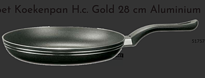 Gold plus koekenpan alum. 28cm