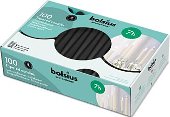 Bolsius gotische kaars 240/23 zw