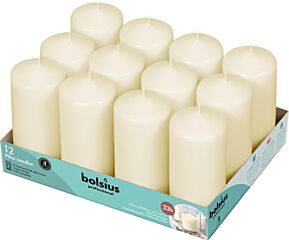 Bolsius stompkaars 120/58 ivoor