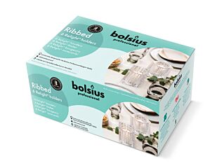 Bolsius ribbed houder relight