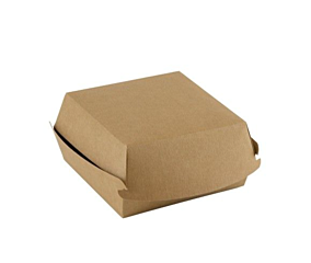 Hamburgerbox fsc kraft 116x120x7