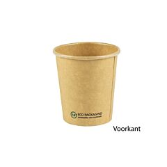 SUP Kraft/PLA sausbek.120ml D61