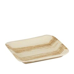 Palmblad bord 24x24cm 5040