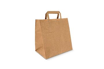 Draagtas papier kraft 26x17x27cm