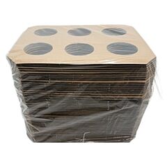 Draagtray 6 gaats karton 50st