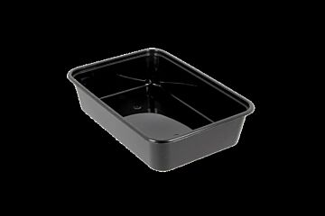 Maaltijdbak pp 500ml zwart
