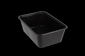 Maaltijdbak pp 750ml zwart