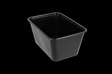 Maaltijdbak pp 1000ml zwart