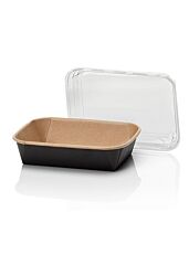 SUP kraft bak 650ml 168x118x48mm