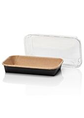 SUP kraft sushi tray 160x91x24mm