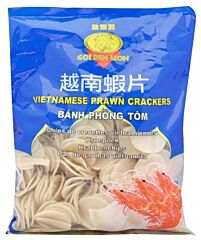 Golden lion prawn crackers