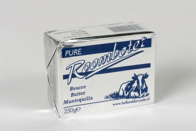 Roomboter zilver ongezouten 250gr