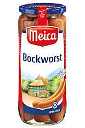 Meica duitse bockworst 8x720gr