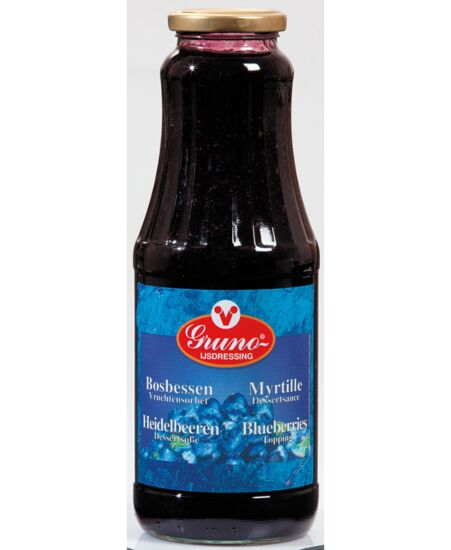 Gruno vruchtensorbet bosbessen