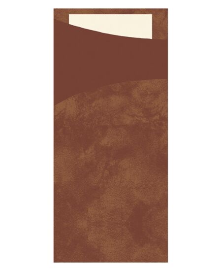 Duni sacchetto cafe+cream servet