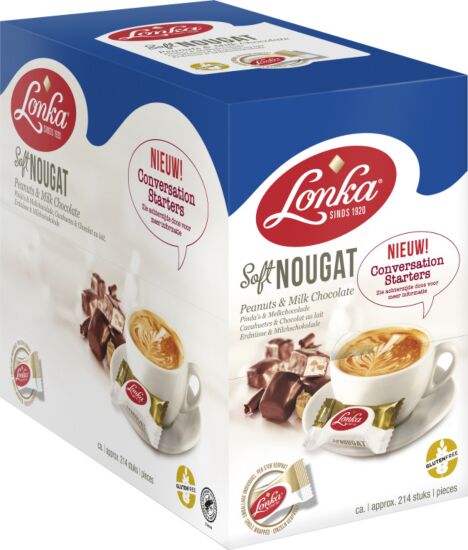 Lonka nougat pinda&choc 214st psv