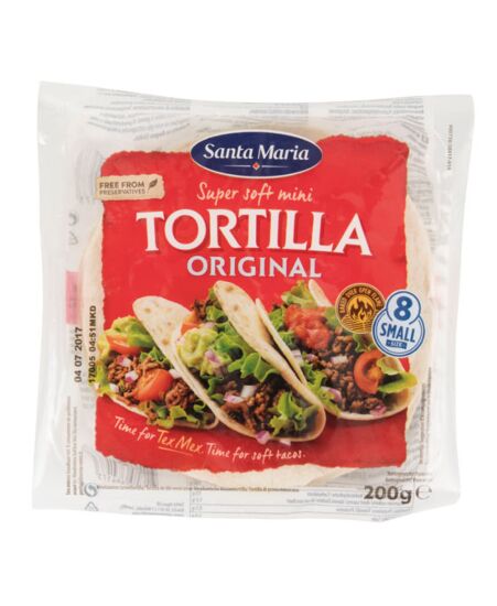 Santa maria mini tortilla 6' 200g