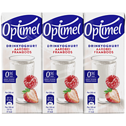 Optimel aardbei framb 20cl langl