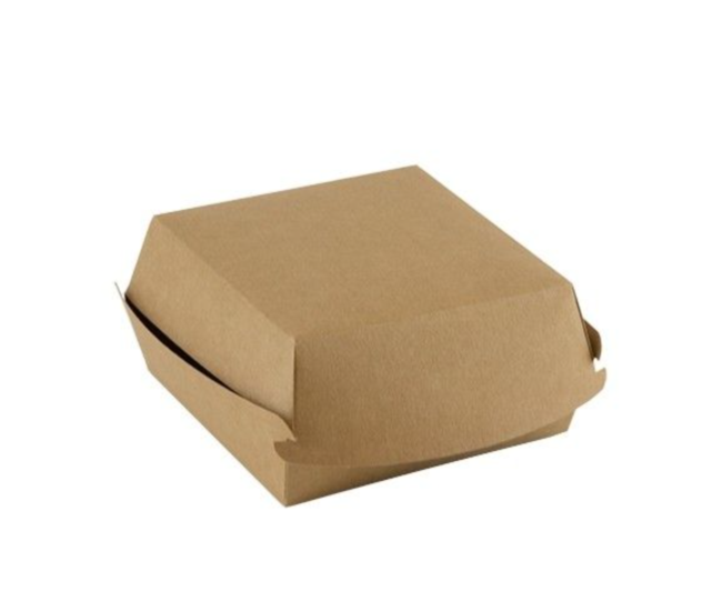 Hamburgerbox fsc kraft 116x120x7