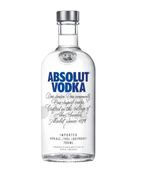 Absolut vodka blauw
