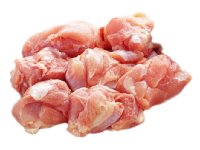 Kipdij poulet machinaal 15mm pkg