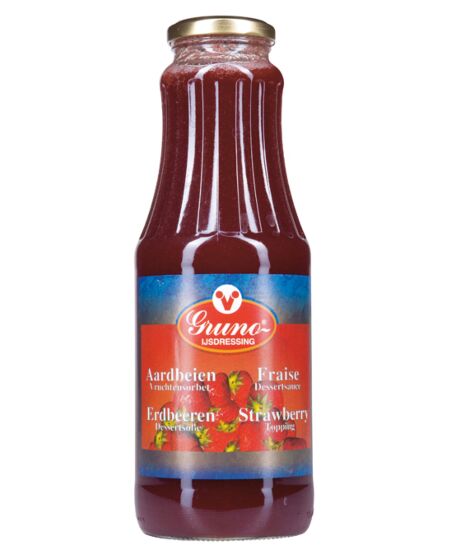 Gruno vruchtensorbet aardbei