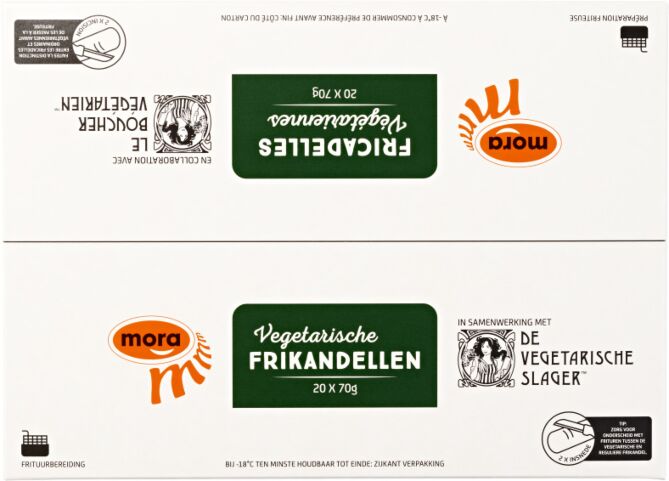 Mora vegetarische frikandel 70gr
