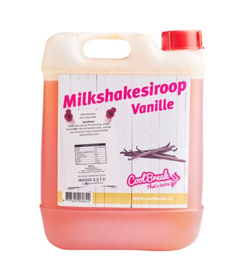 Coolbreak milkshakesiroop vanille