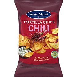 Santa m.tortilla chips chili 475g