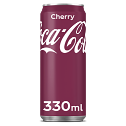 Coca cola cherry 33cl blik