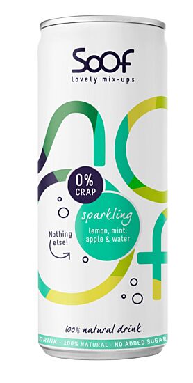 Soof lemon mint kzh 25cl blik