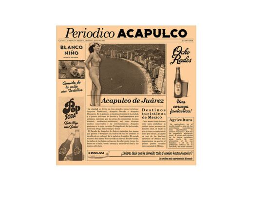 !Vetvr. papier newspaper acapulco